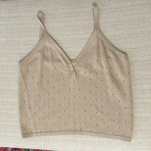 Vintage Q&A Knit Crop Tank!